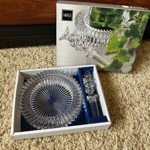 Mikasa Crystal Bowl with Stopper